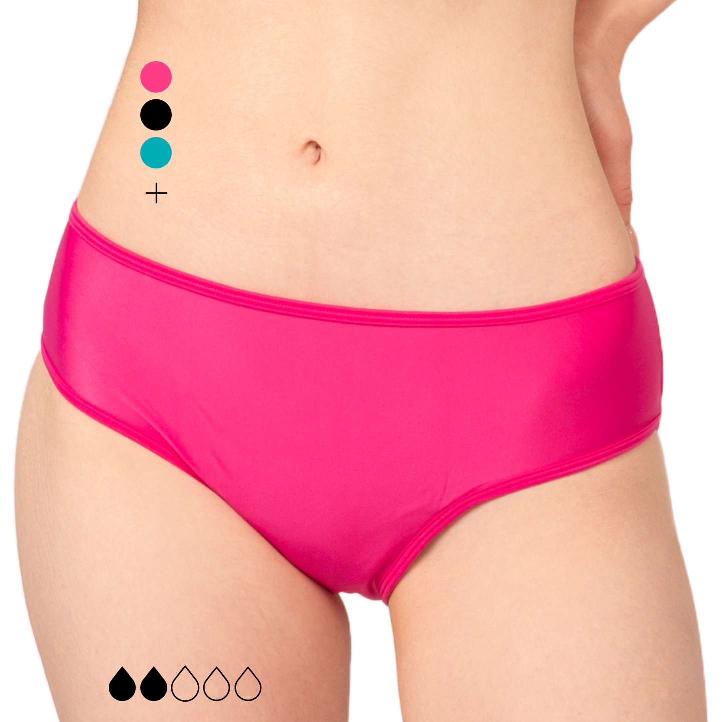 Period Swimwear Mid Waisted Bottoms