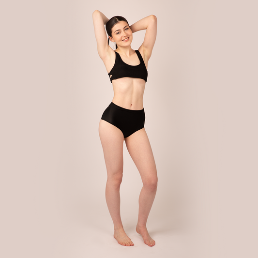 Period Swimwear High Waisted Bottoms