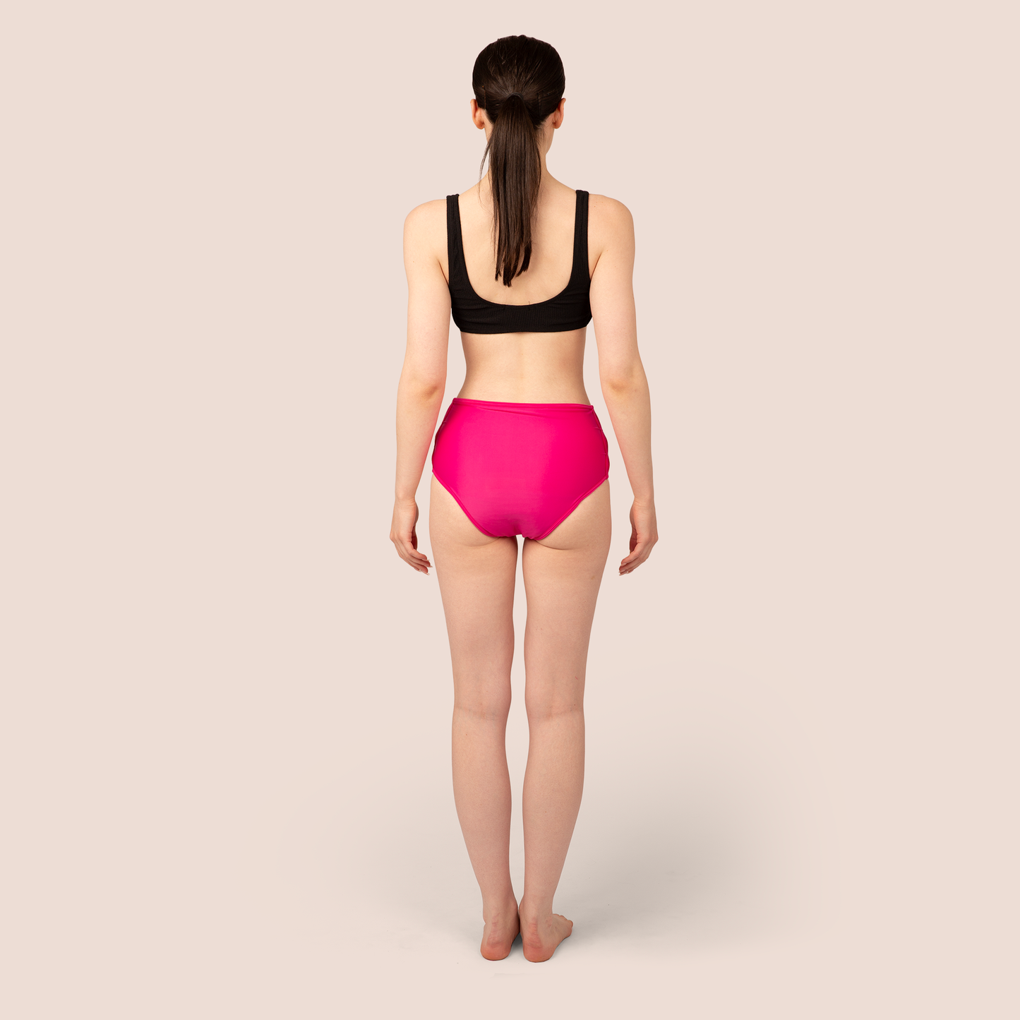 Period Swimwear - Slotted High Waisted Bottoms