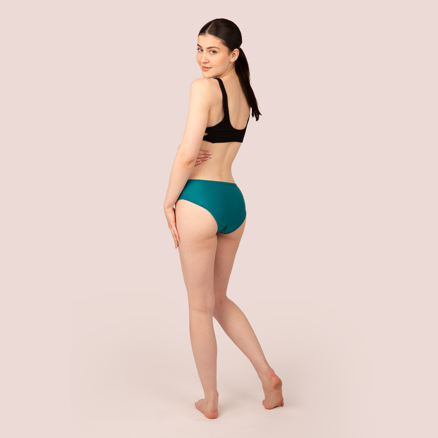 Period Swimwear Mid Waisted Bottoms