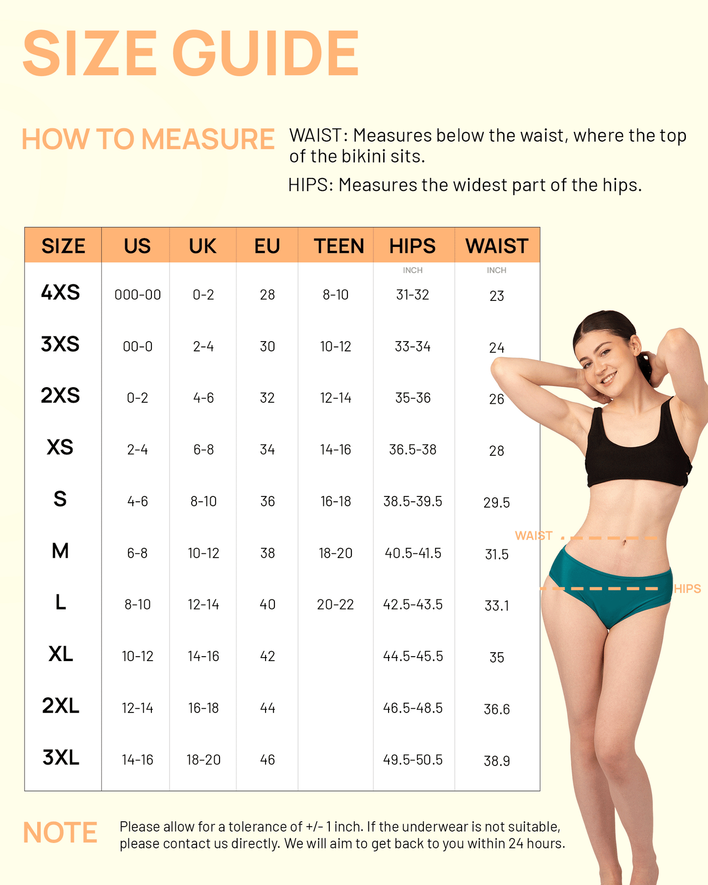 Period Swimwear Mid Waisted Bottoms