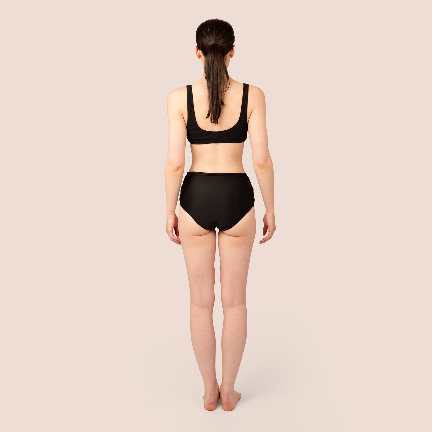 Period Swimwear - Slotted High Waisted Bottoms