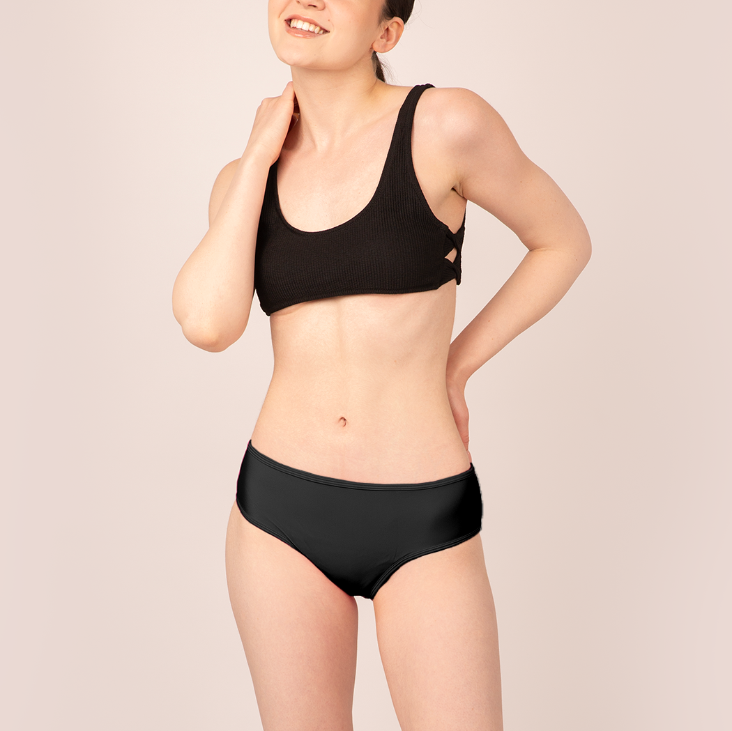Period Swimwear Mid Waisted Bottoms Savvi Wear
