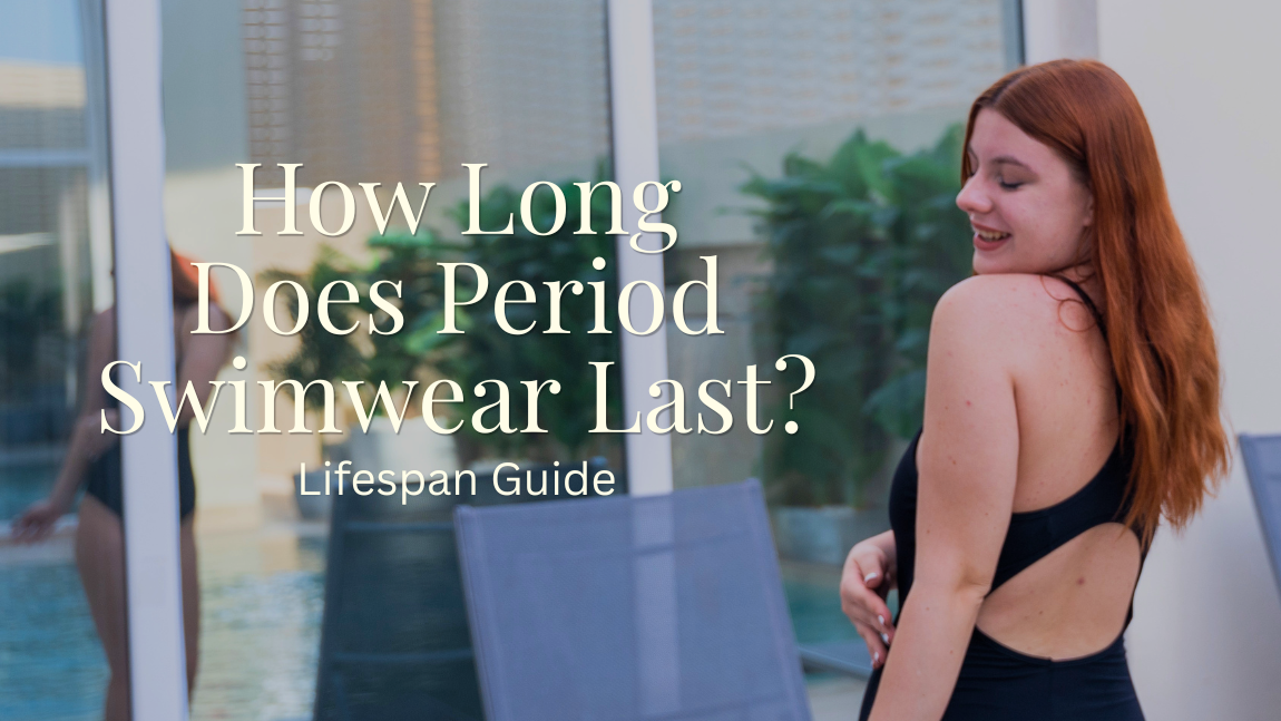 How long does period swimwear last - woman wearing her period swimwear - Savvi Wear