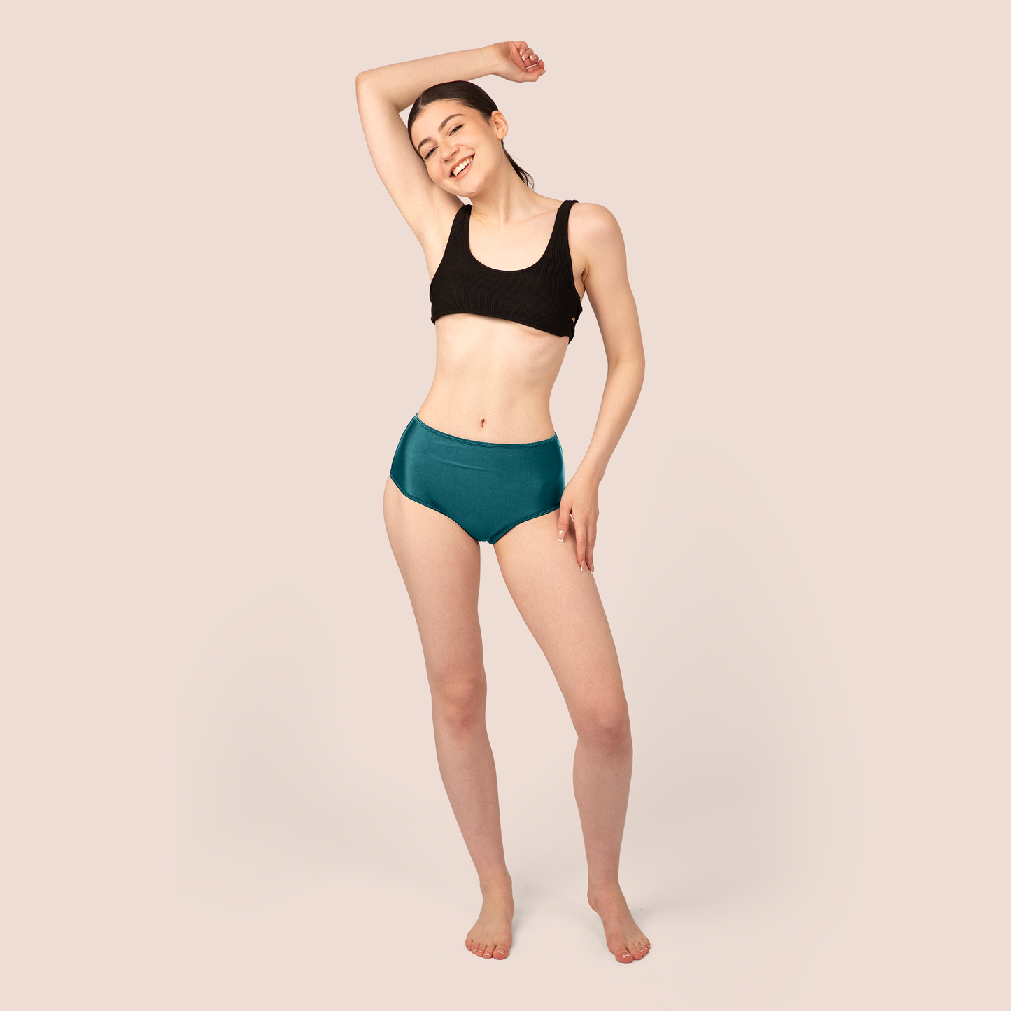 Period Swimwear High Waisted Bottoms