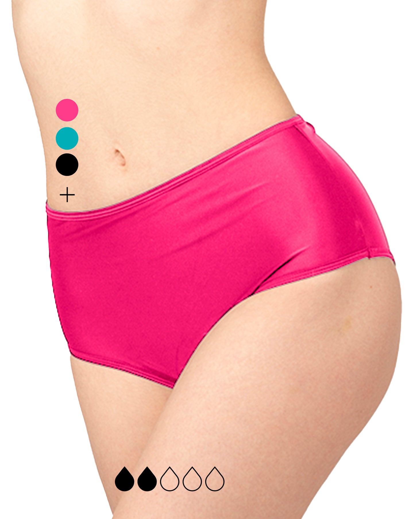 Period Swimwear High Waisted Bottoms