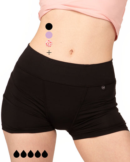Teens Period Boyshorts – Heavy Flow & Overnight Protection