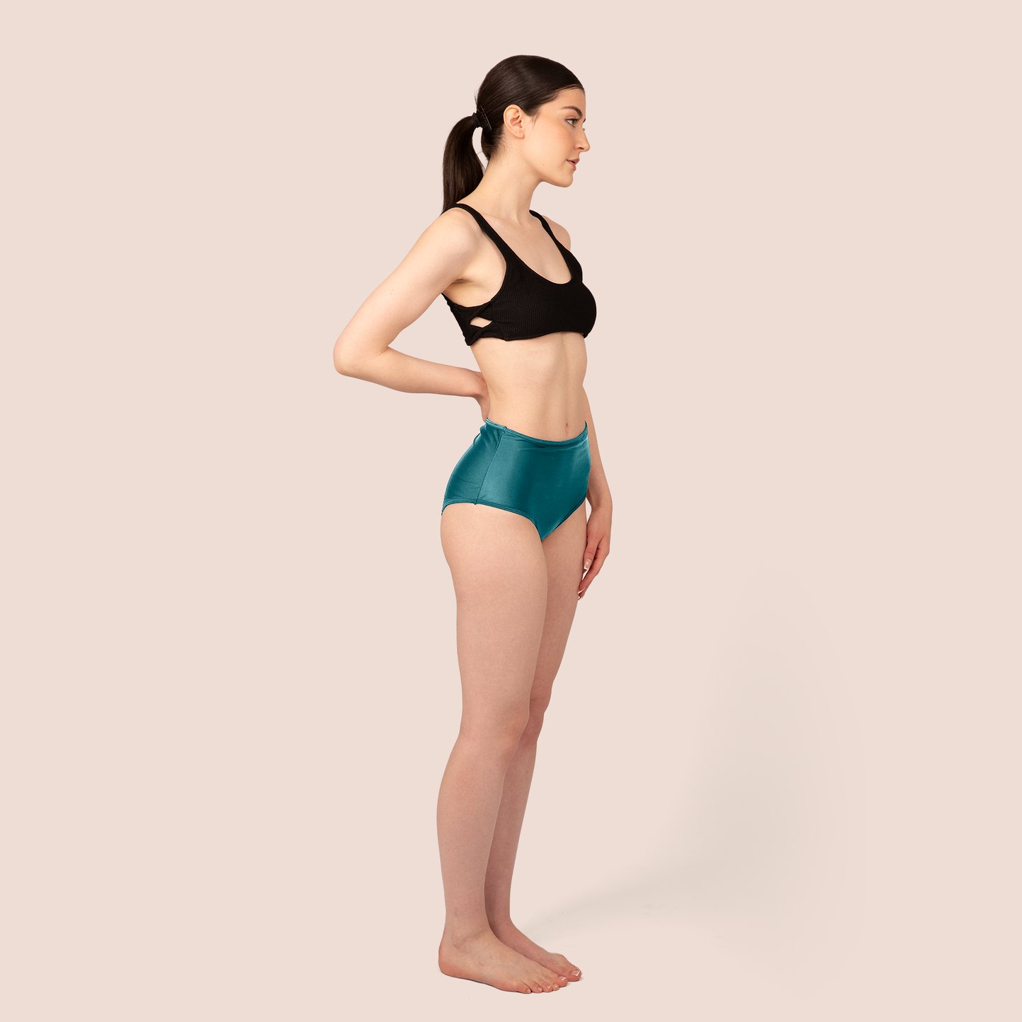 Period Swimwear High Waisted Bottoms