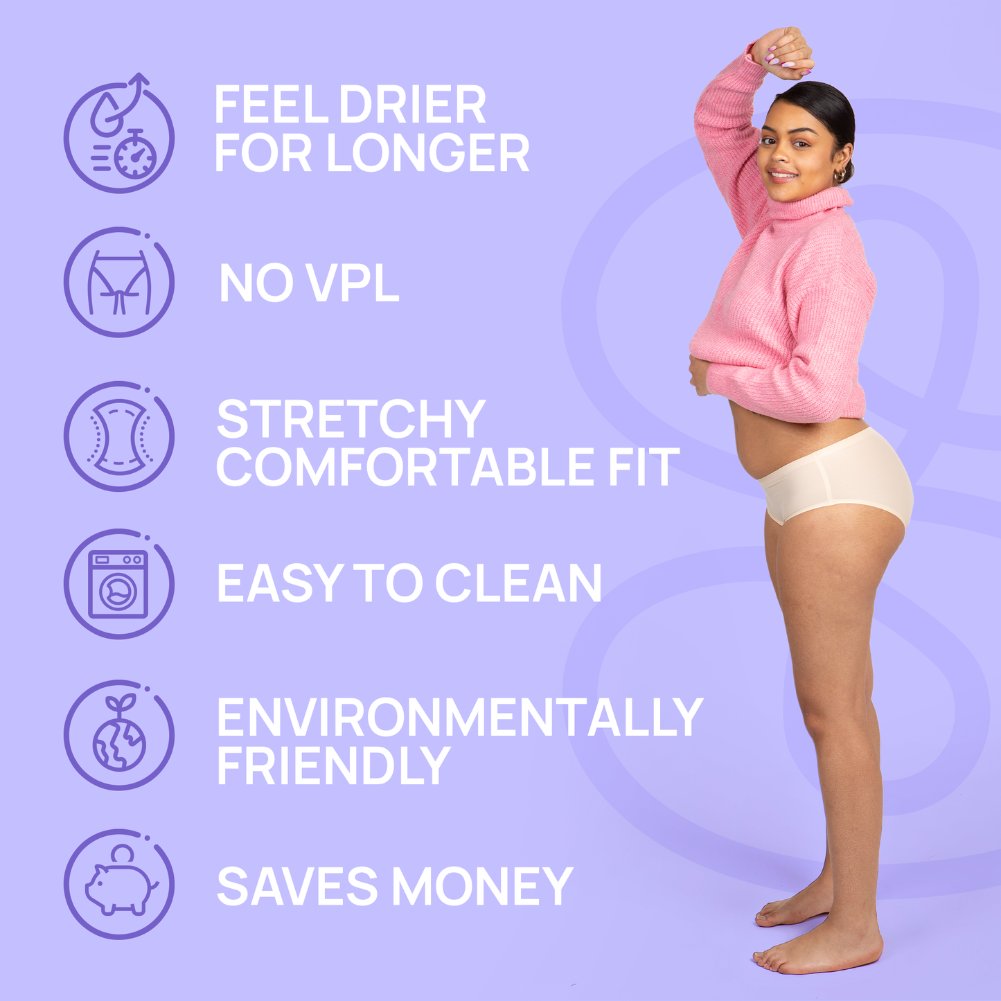 Seamless Leakproof Period Brief