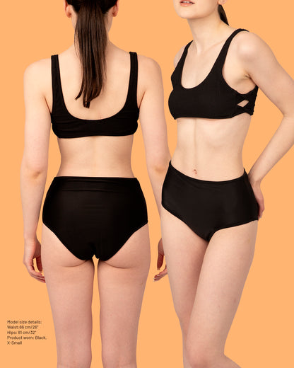 Period Swimwear High Waisted Bottoms