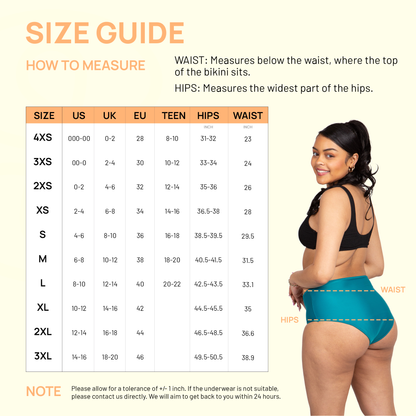 Period Swimwear High Waisted Bottoms