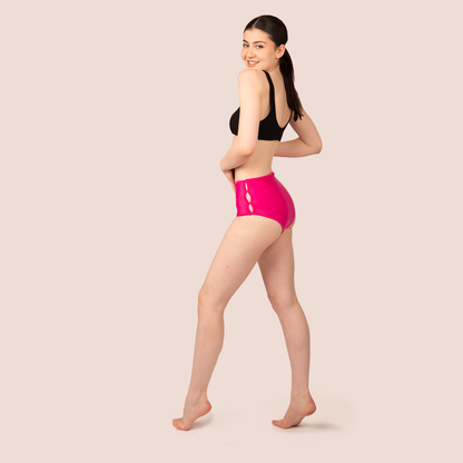 Period Swimwear - Slotted High Waisted Bottoms
