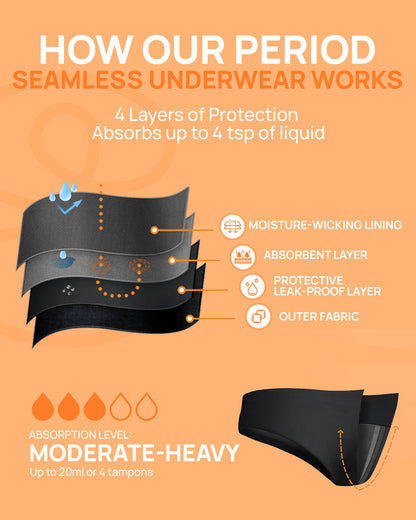 Seamless Leakproof Period Brief