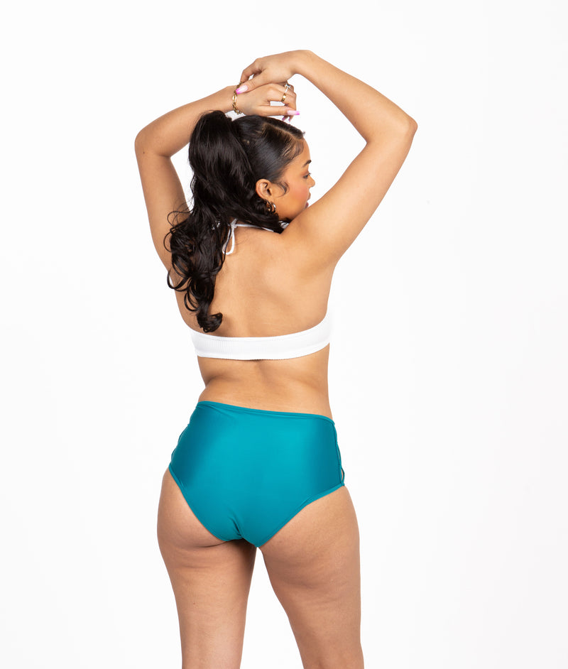 Period Swimwear - Slotted High Waisted Bottoms